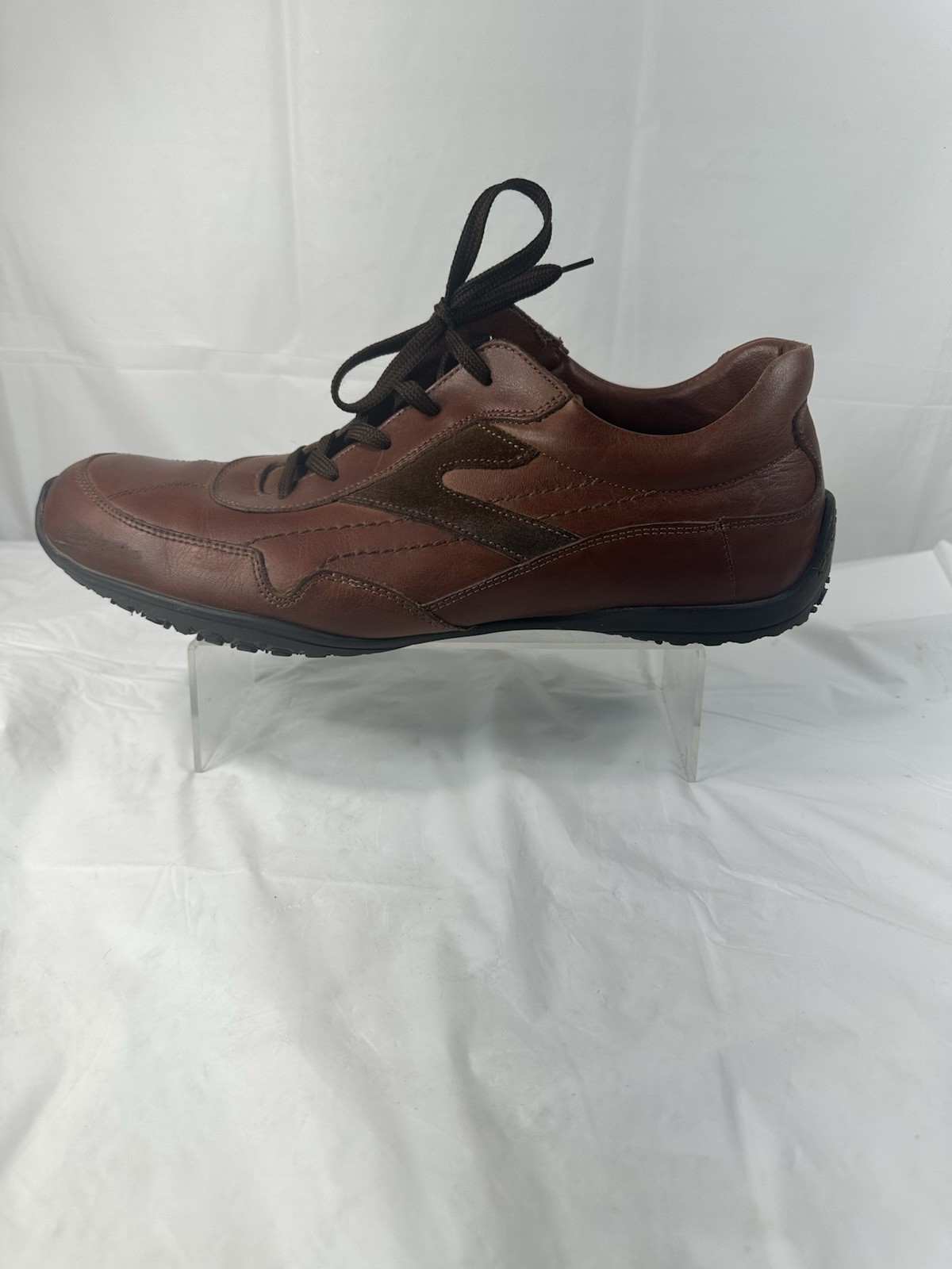 BASS MIDFIELD LEATHER WALKING SHOE SNEAKER SIZE 13 M