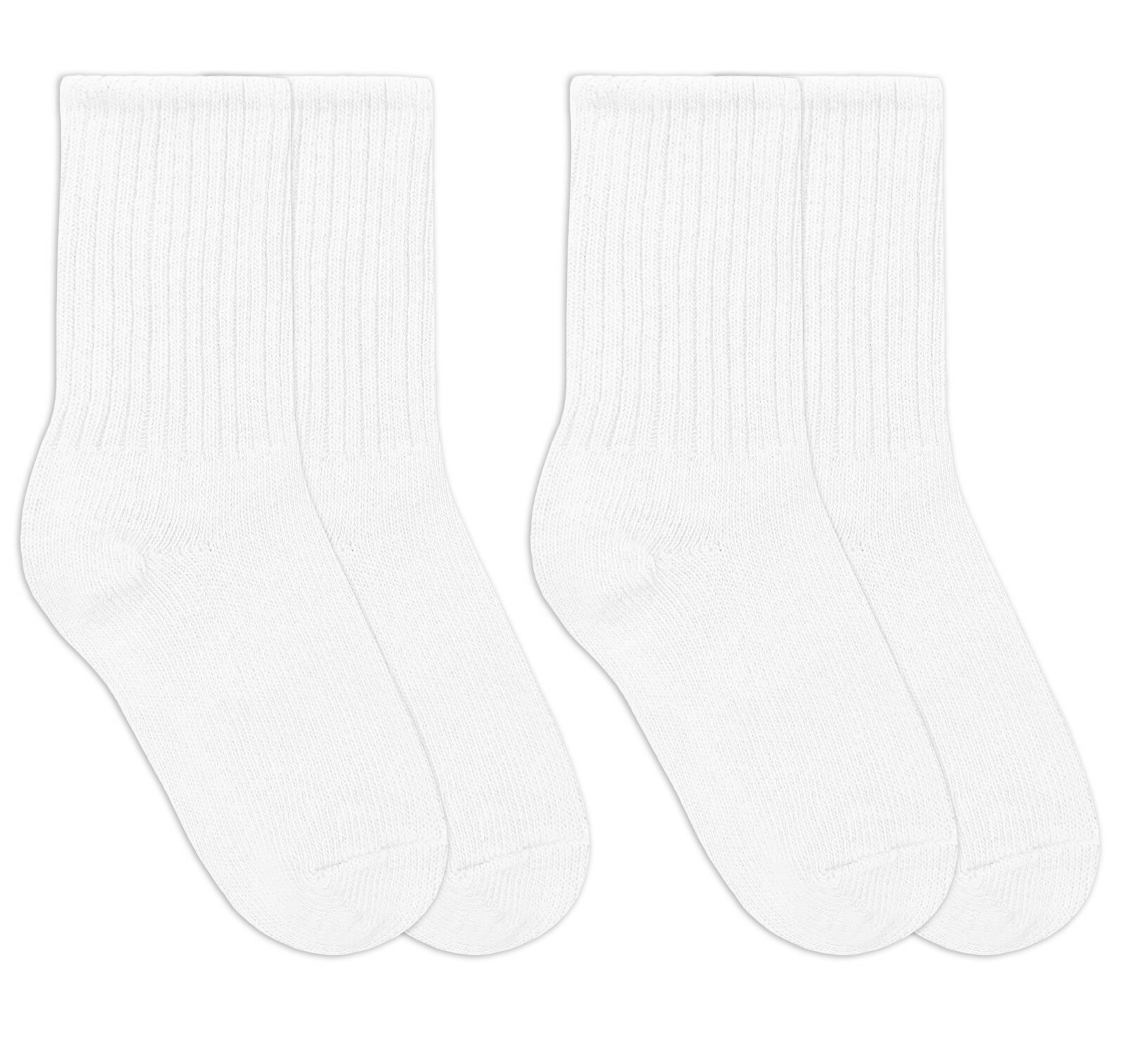 Jefferies Socks Womens Thick Ribbed Cotton Slouch Crew Scrunch Cuff Socks 2 Pair