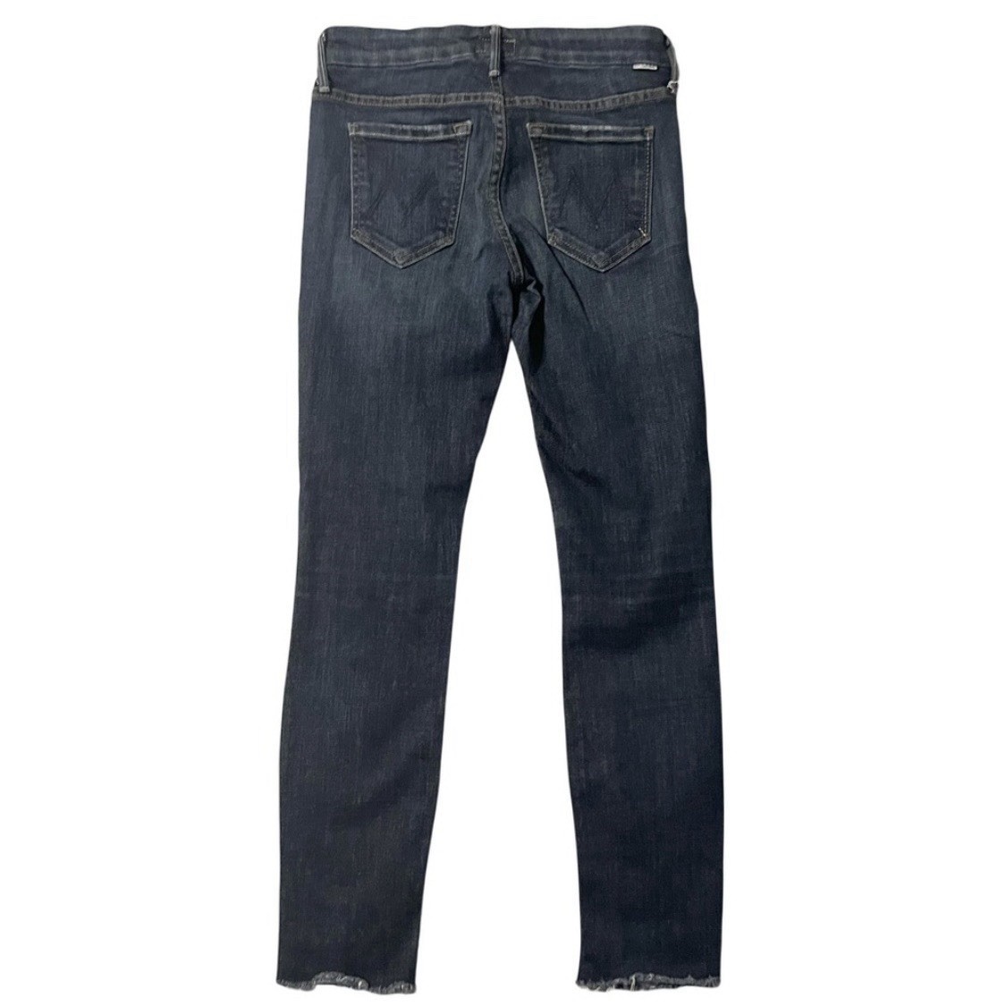 MOTHER Jeans Looker Ankle Fray Partner In Crime 25 (26” Inseam) Distress Stretch