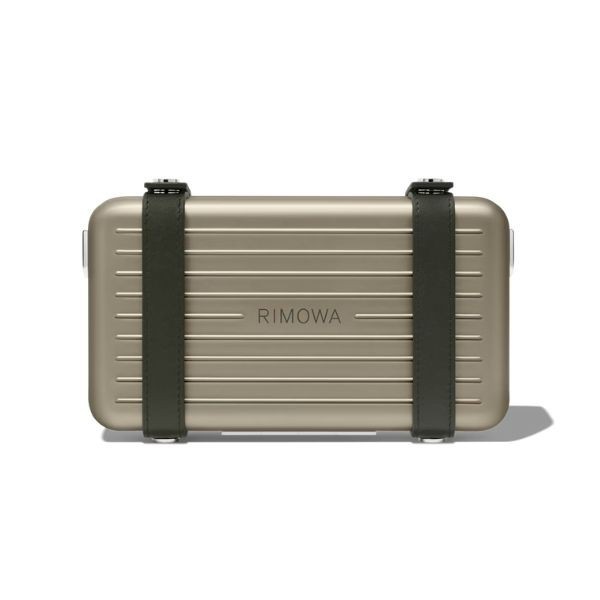 RIMOWA Personal — Aluminum Cross-Body Bag, Titanium
