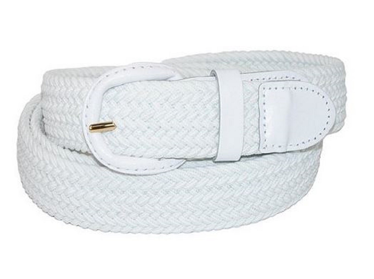 Men’s Braided Elastic Stretch Belts – 1.25 Width Brand New Without Tag