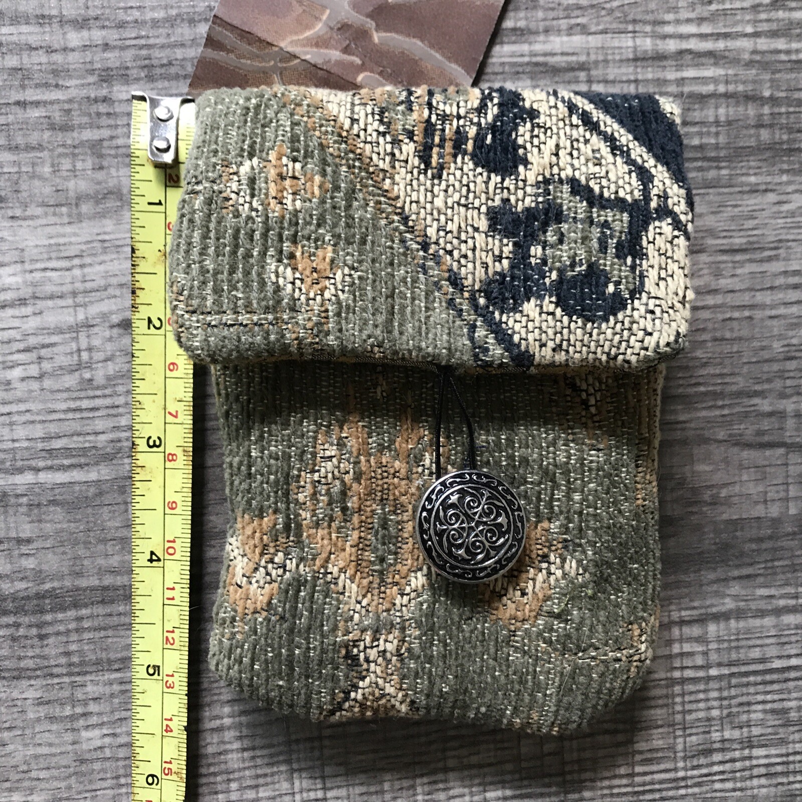 Plain Jane Design Wallet Case Recycled Materials Handcrafted Fabric Samples Boho