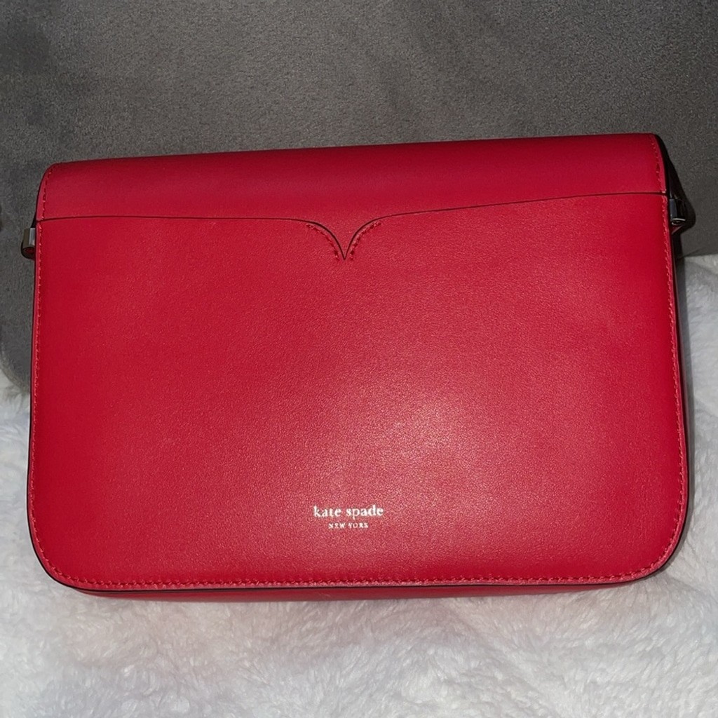 Leather handbag Kate Spade Red in Leather New without tags.