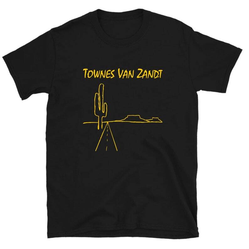 Townes Van Zandt Road t-shirt, classic graphic shirt