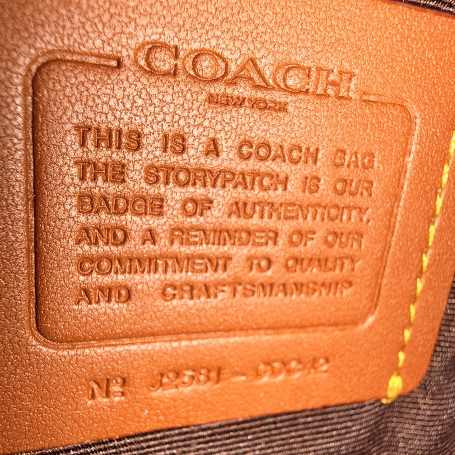 🤎 NWT COACH Faye Mini Drawstring Bag With Quilting Suede & Leather CDC42 Brown