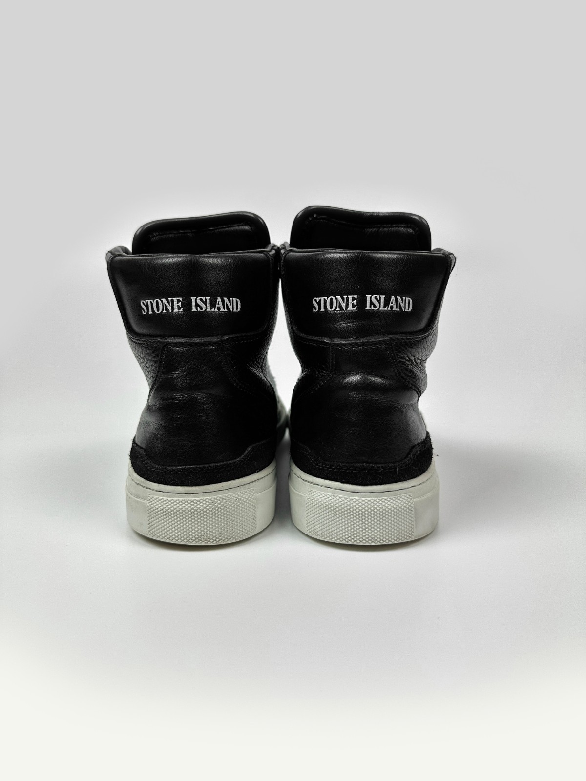 Stone Island x Diemme Leather High-Top Sneakers Trainers Men’s IT41/US8/UK7/EU41
