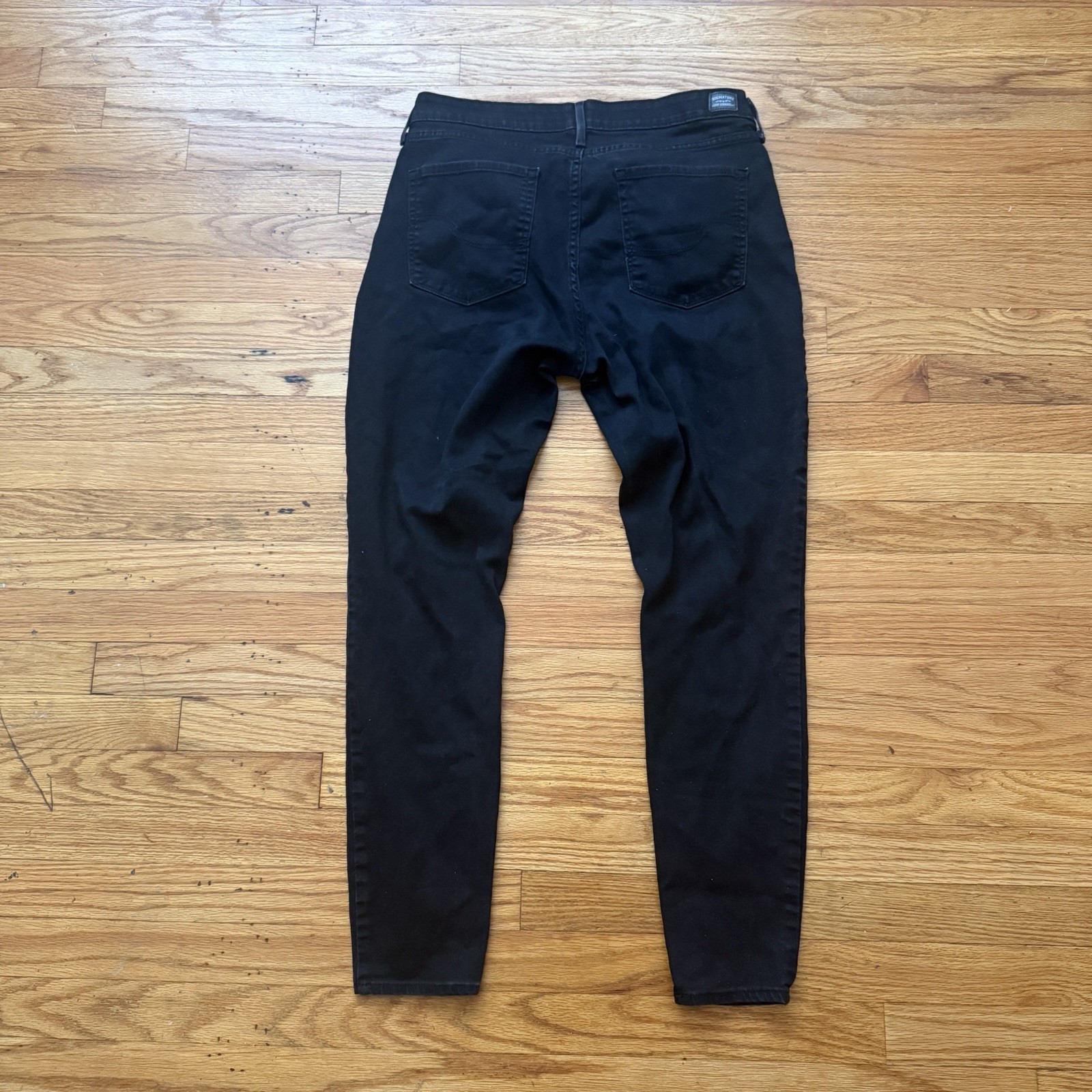 Signature by Levi Strauss Co Modern Skinny Jeans Womens Size 16 Black Stretch