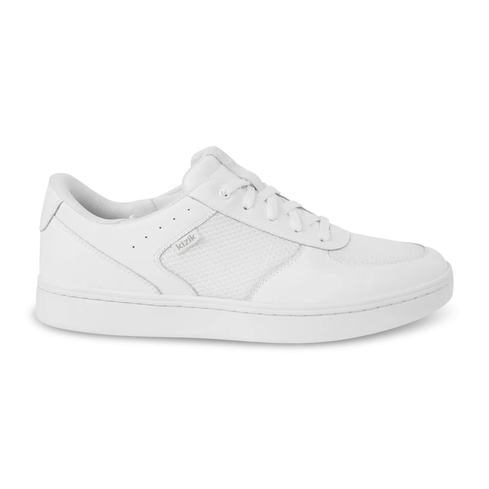 Men Kizik Oslo Classic Leather/Mesh Lace Up Sneaker Optic White