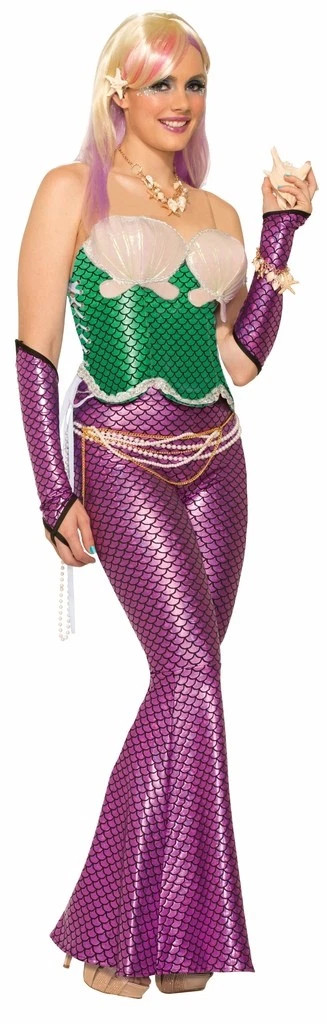 FORUM GREEN MERMAID CORSET COSTUME ACCESSORY WOMENS SIZE STANDARD/ONE SIZE 75233