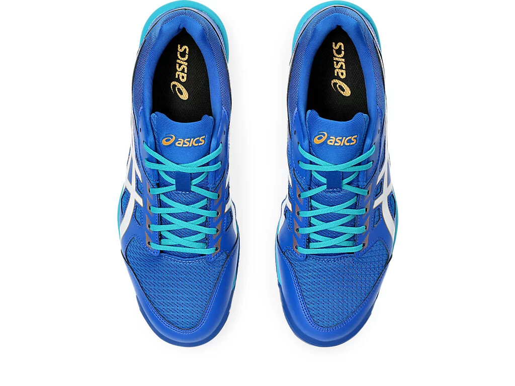 Asics Table Tennis Shoes ATTACK HYPERBEAT 4 Tuna Blue/White 1073A056 401 UNISEX