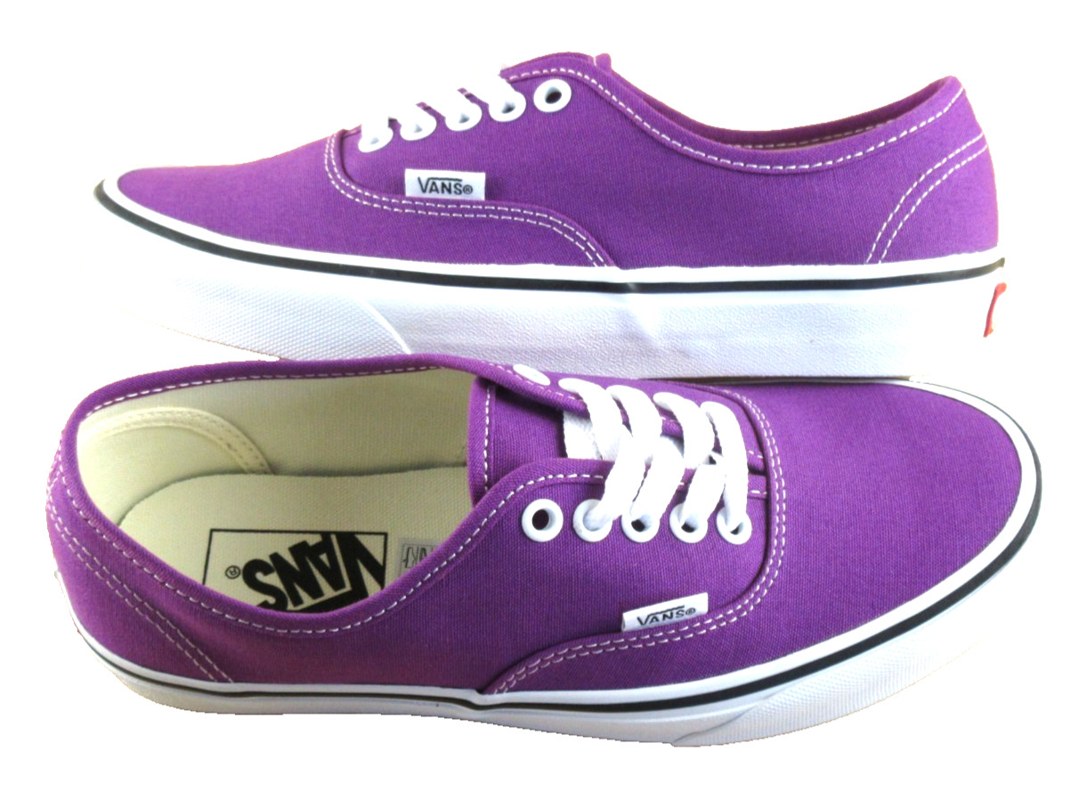 Vans Authentic Women’s Color Theory Willow Purple Herb Canvas shoes Size 8 NIB