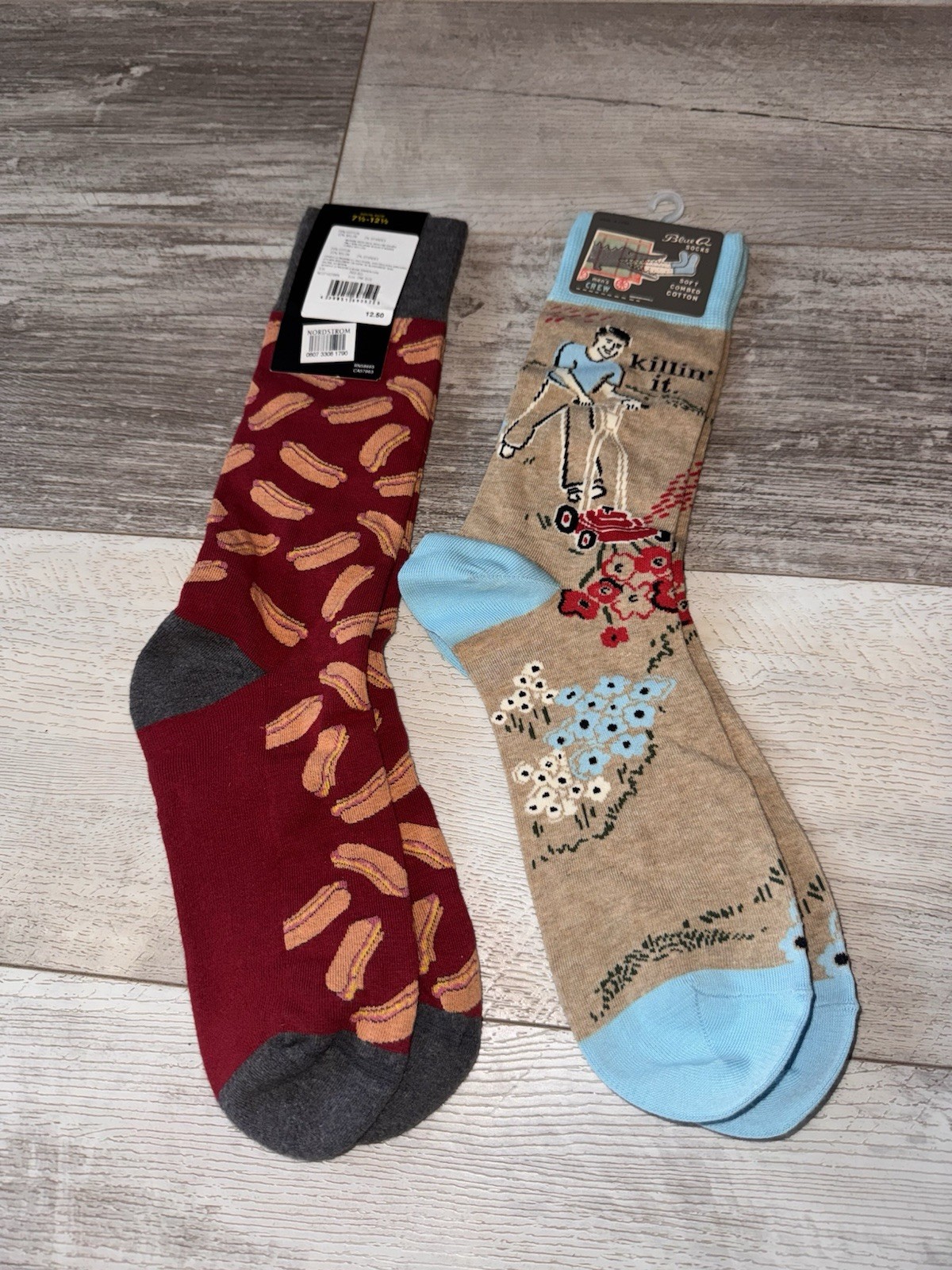 Killin’It Crew Socks Hotdogs – Lot of 2 New With Tags Men’s Sz 7-12.5