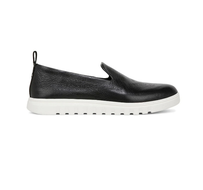VIONIC Uptown Willa Slip On Sneaker, Black Leather