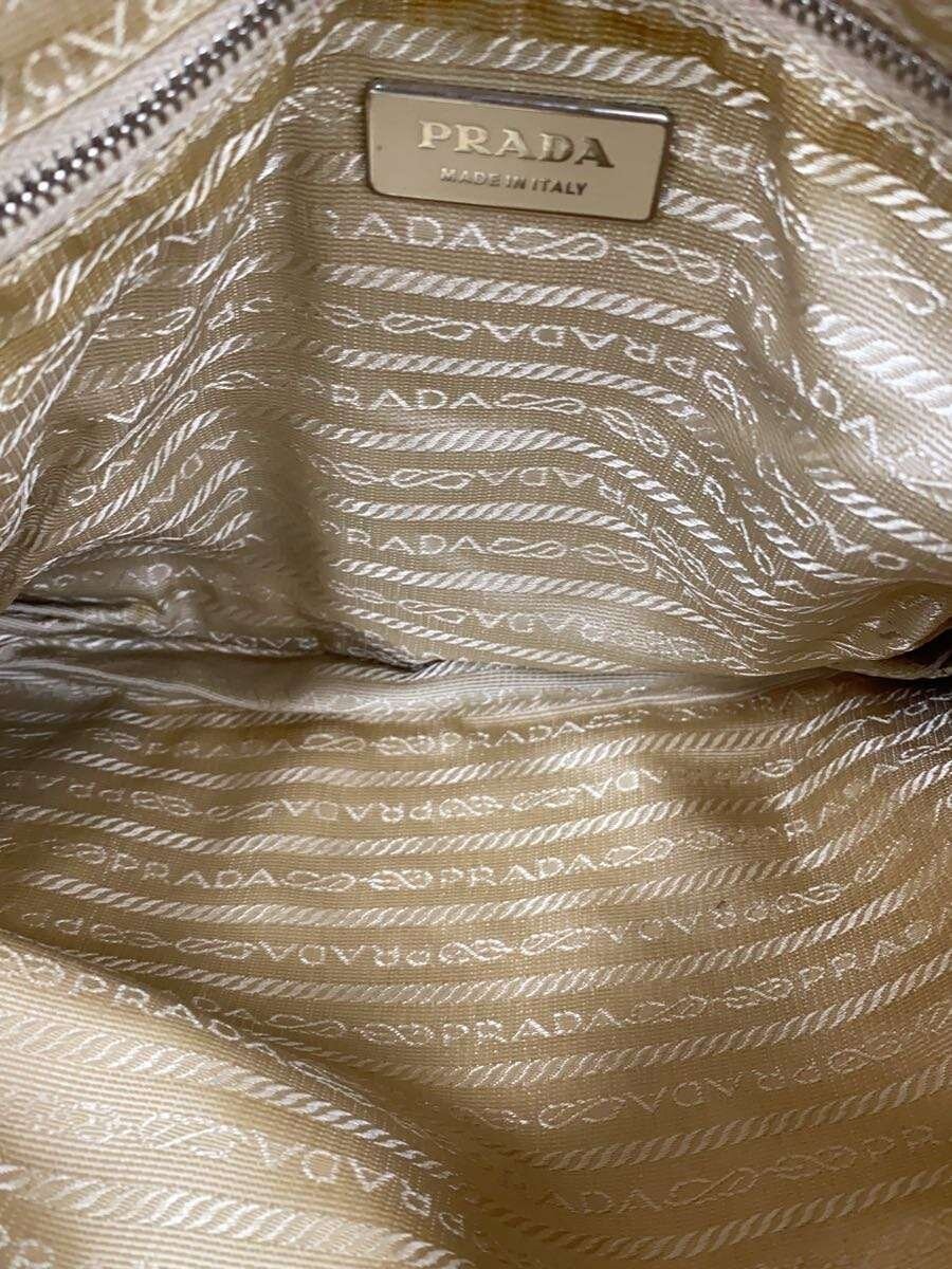 PRADA Shoulder Bag Nylon IVO Triangle Logo Plate