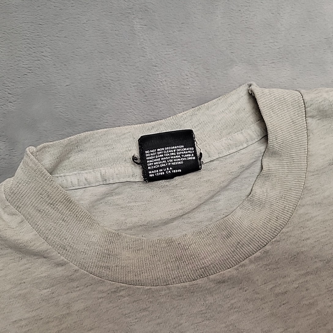 VTG Motorcycle Shirt Men XL Gray Forever Biker Made In The USA Single Stitch Tee