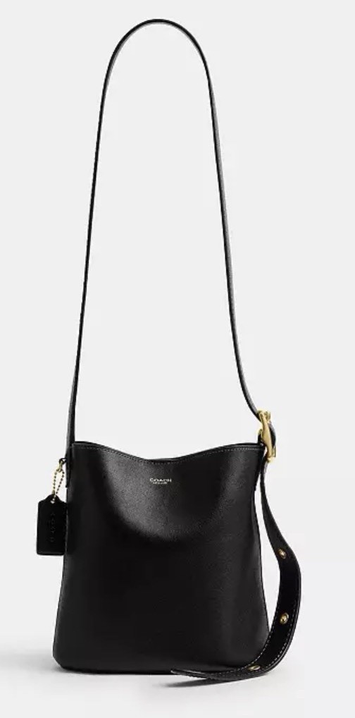 NWT COACH Bleecker Bucket Bag 21 Handbag Purse Crossbody Black