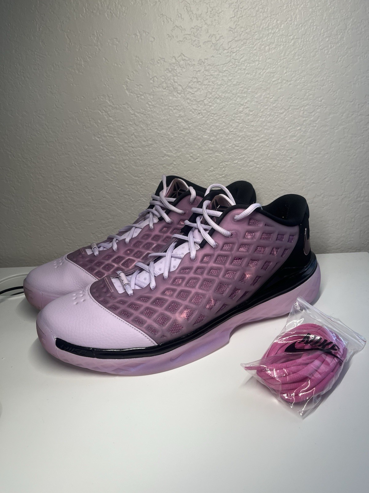 Kobe III 3 Low Protro “Pink Quartz” Size 13