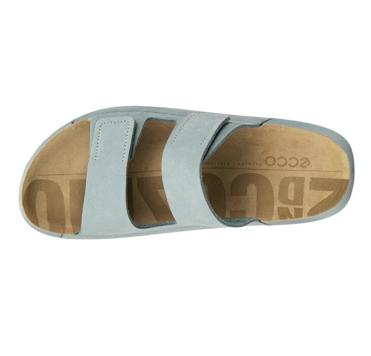 ECCO 2nd Cozmo Two Band Slide Sandal Ice Flower Size 41/10-10.5
