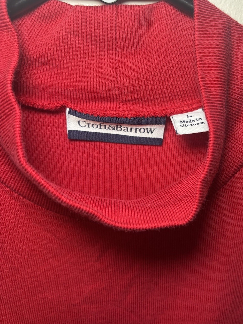Croft & Barrow Red Tank Large