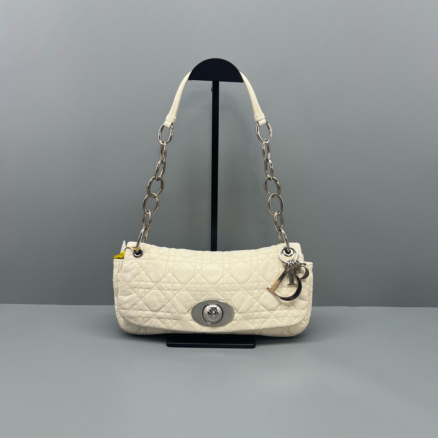 Dior Pre-Owned Authentic Underarm Bag White 27*13*6cm Free Tracked Shipping