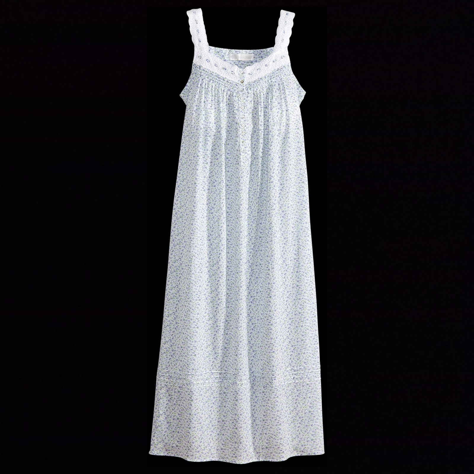Eileen West Lavender Fields Cotton Nightgown