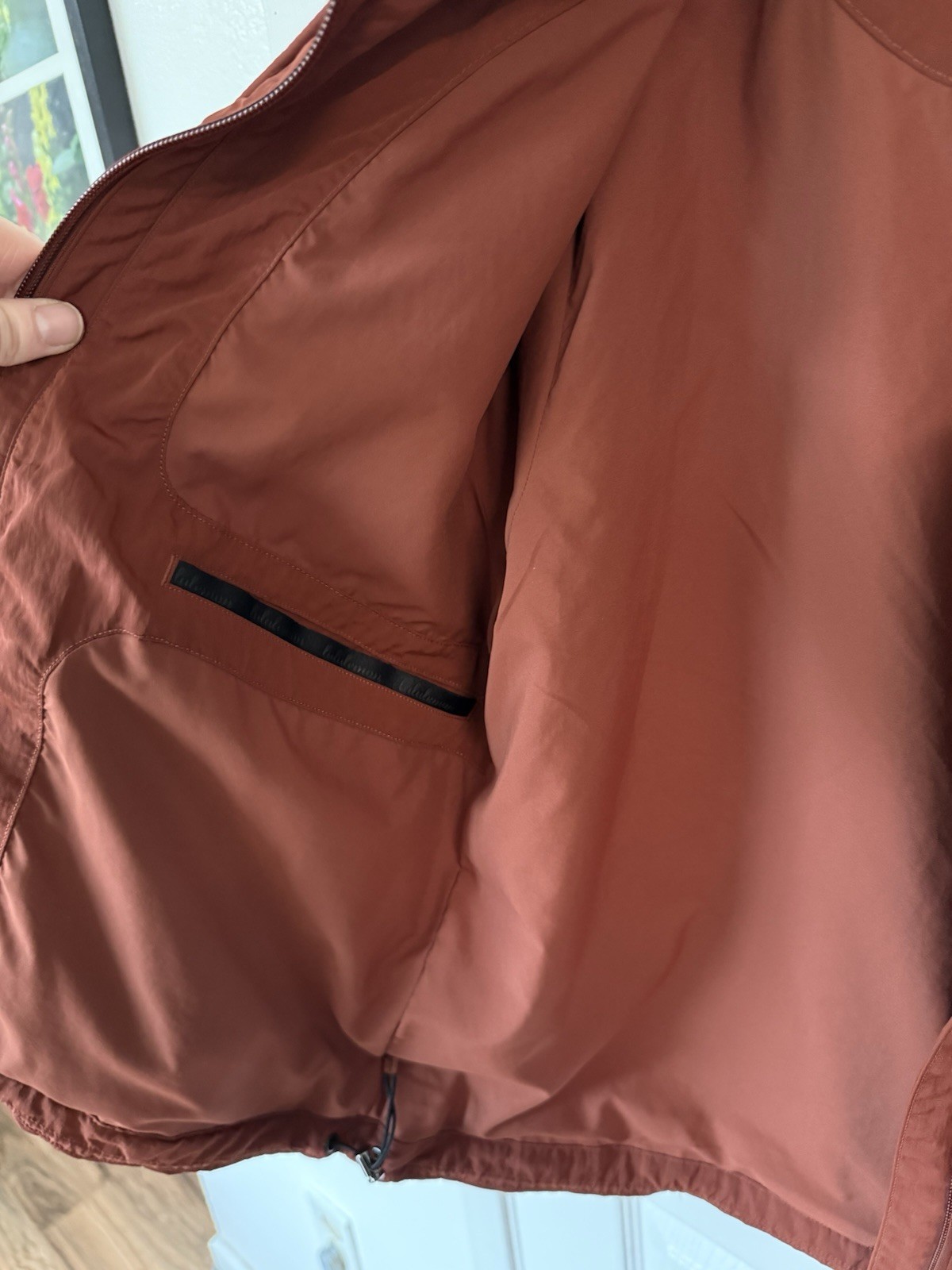 Lululemon Effortless Dark Terracotta Size 6 Jacket Women’s