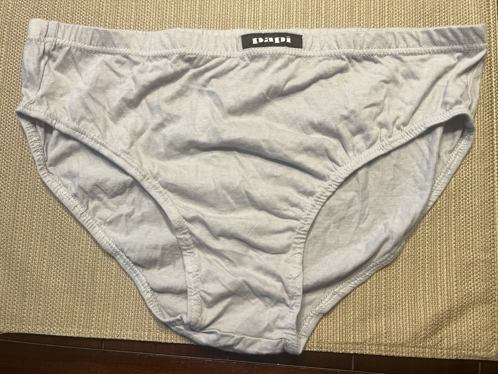 Papi Men’s Low-Rise bikini Briefs Single Layer no fly pouch Sexy Boy Xl 🩲