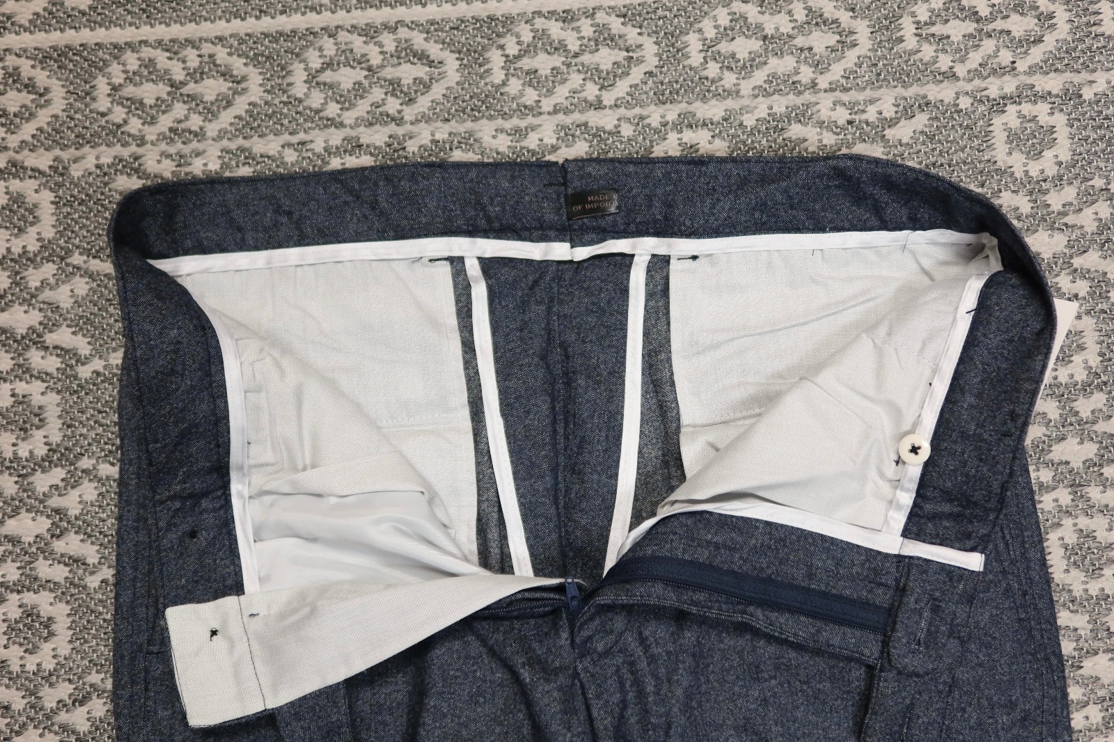 $295 Joseph Abboud Men’s Modern Fit Dress Pants – Size 32 – Blue