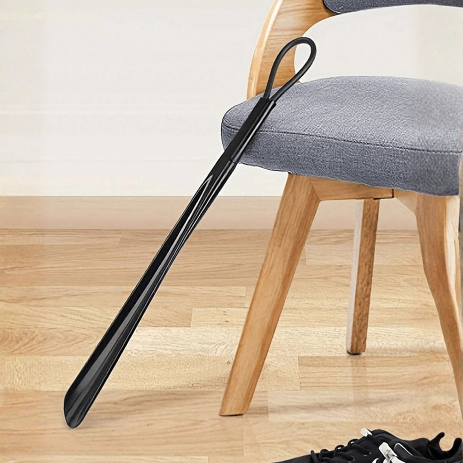 Long Handle Shoe Horn 18In Long Easy Shoe Helper Dressing Aid Senior Comfort US