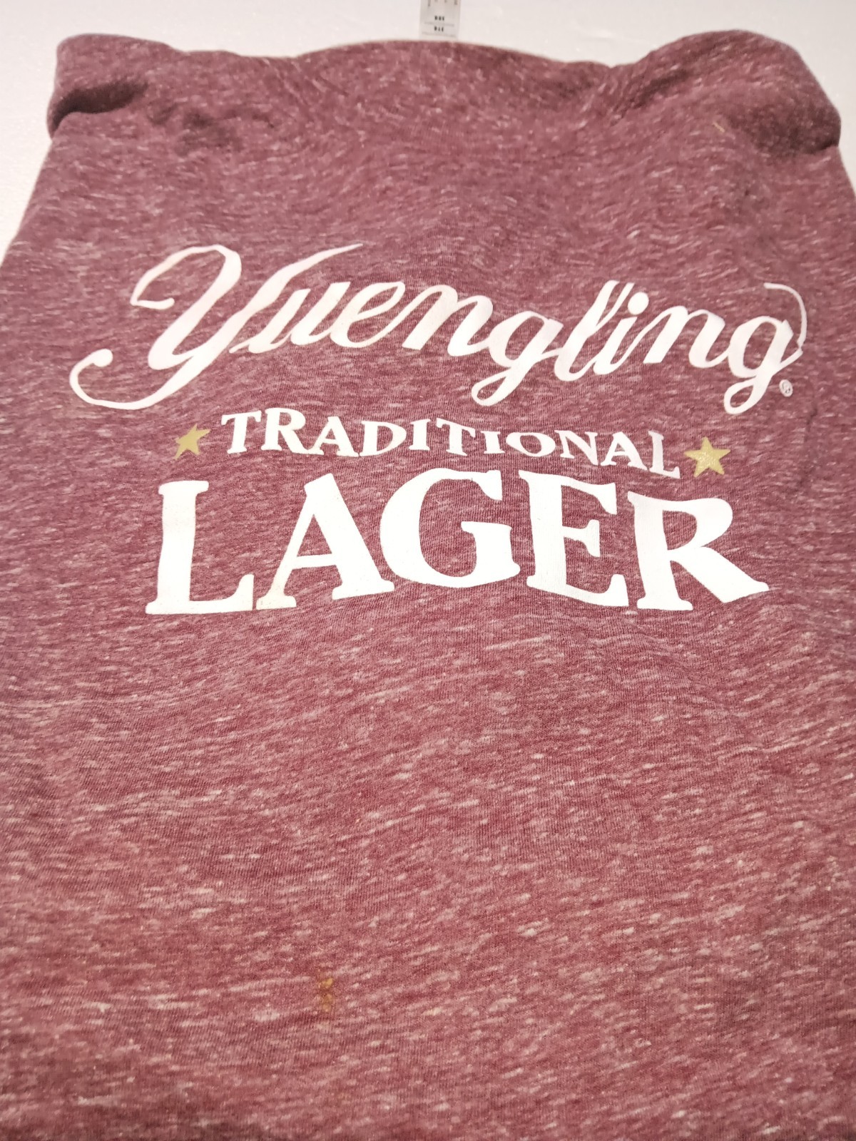 Yuengling Traditional Lager Men’s T-Shirt 3XL Beer Vintage Logo Burgundy WKU