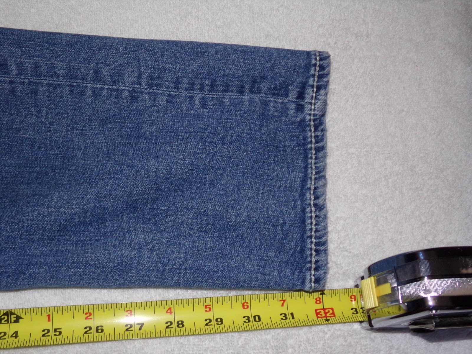 Salvage Supply Co Mayhem Straight Jeans Mens 30×32 Buckle Blue Distressed Denim