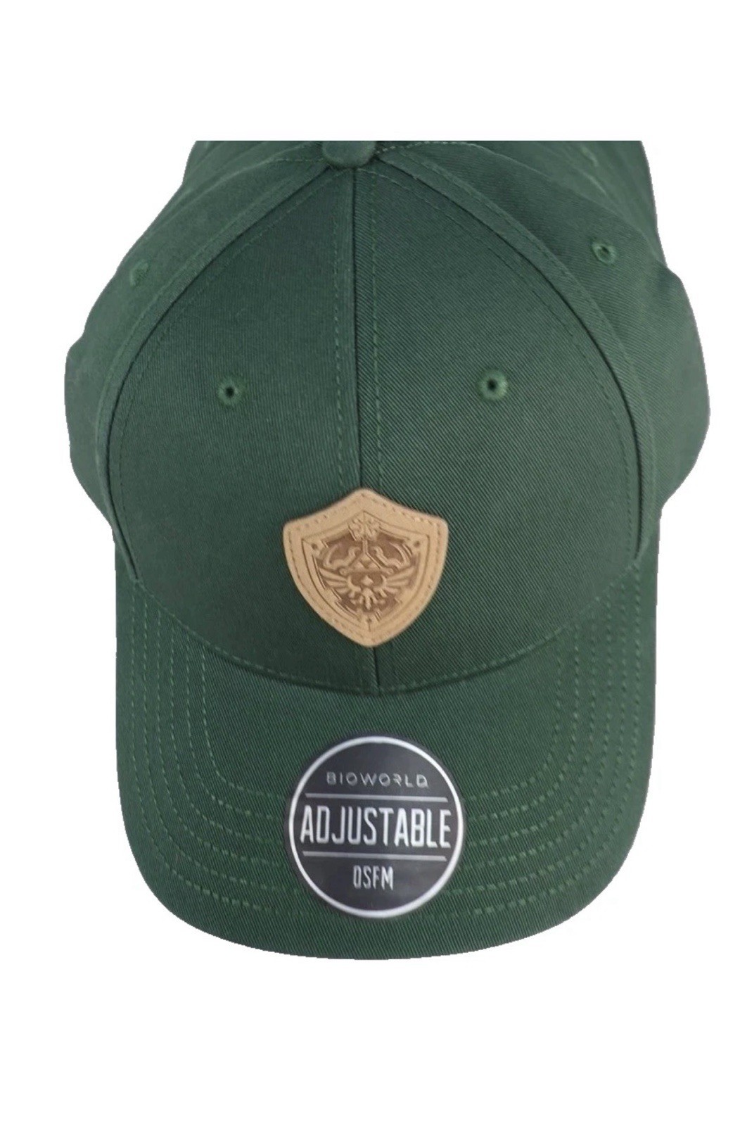 Nintendo The Legend of Zelda Hylian Shield Green Adjustable Baseball Hat Cap NEW