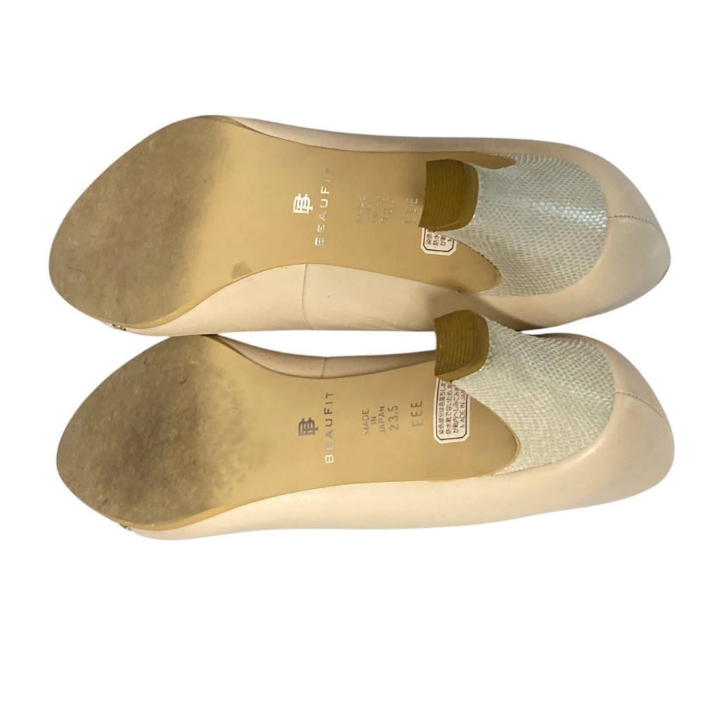 REGAL BEAUFIT Pumps, 9.3″” EEE, Beige Women USED