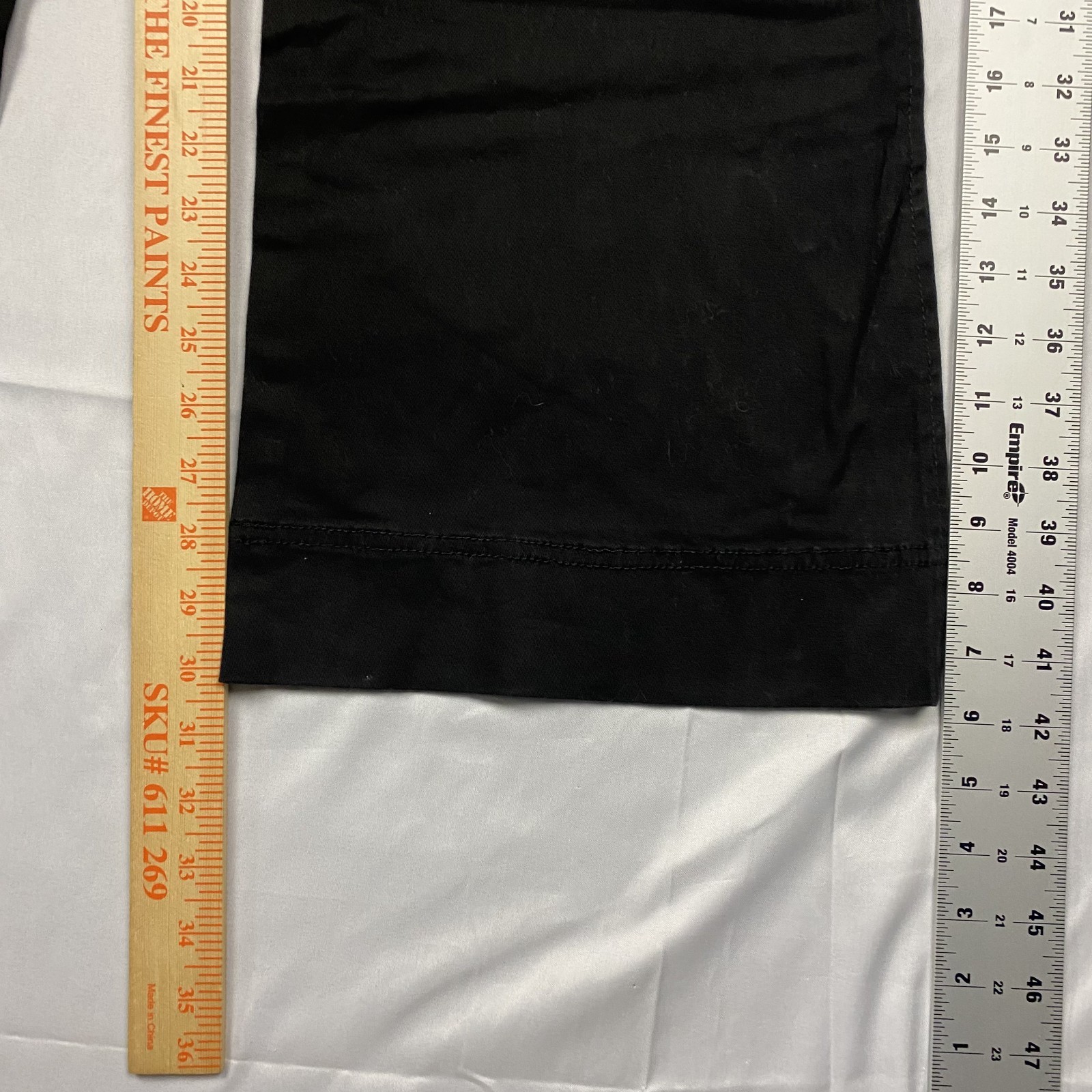 Cato Classic Womens 18 Black Pants Sits Below Waist Relaxed Thigh Cotton Stretch