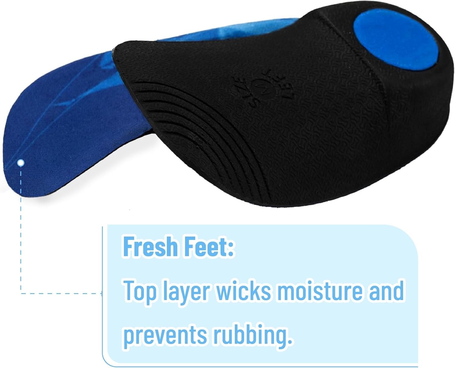 Durable Arch Support Insoles by Dr. JK – Ideal for Heel Pain Relief (Size Small)