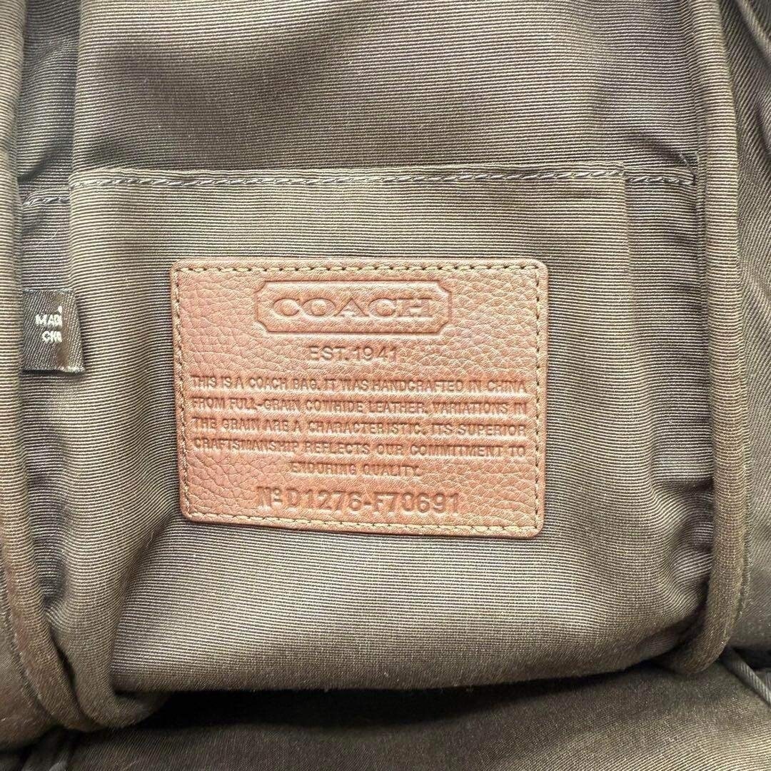 COACH Crossbody Bag Camden F70691 Brown Vintage Auth From Japan