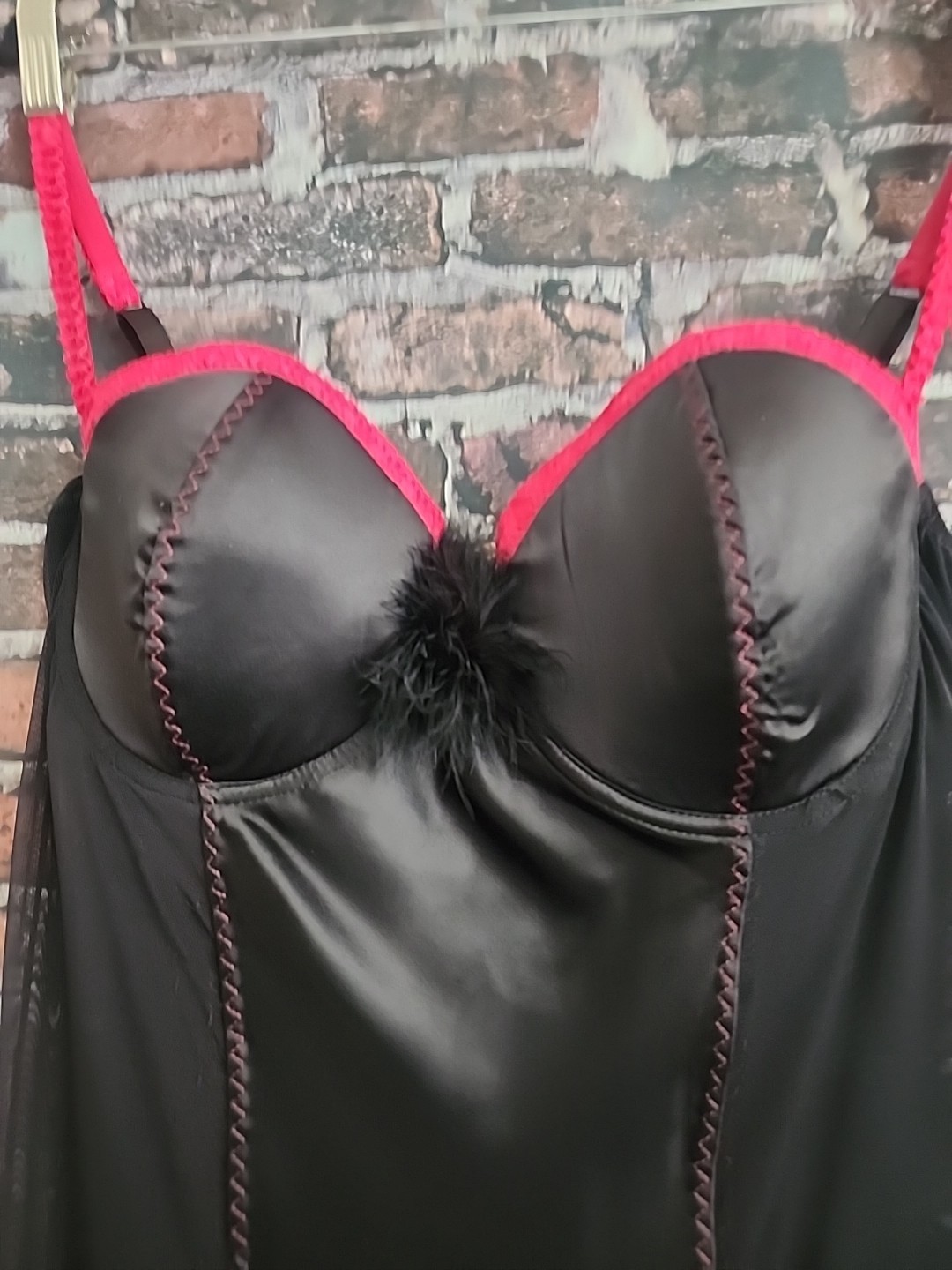Vintage Y2K Rampage Intimates Bustier Slip Dress Plus Size 1X Lingerie Nightgown