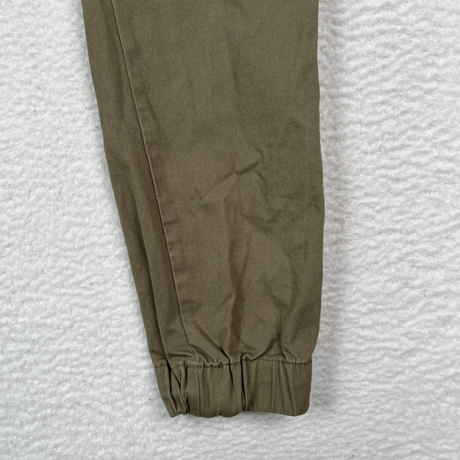 WESC Slim Utility Jogger Pants Cargo Olive Green Unisex Men’s S / Women’s M