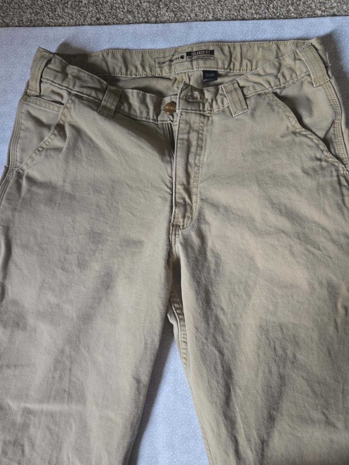CARHARTT Rugged Flex Relaxed Fit Canvas Pants Men’s 32×30 Great Condition