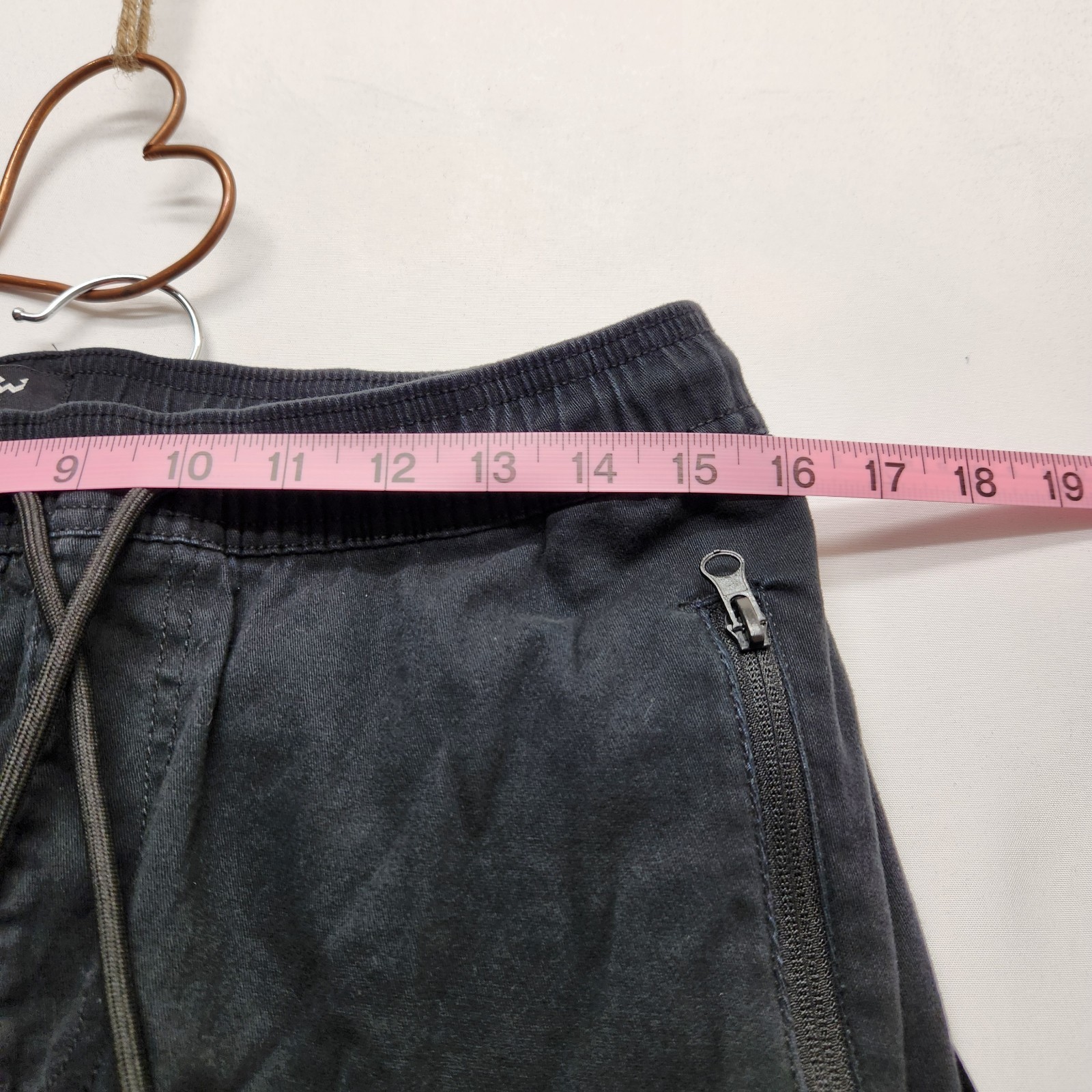 ⭐️WXYZ Los Angeles Black Cargo Jogger Pants Men’s Size M Cotton Stretch Gorpcore