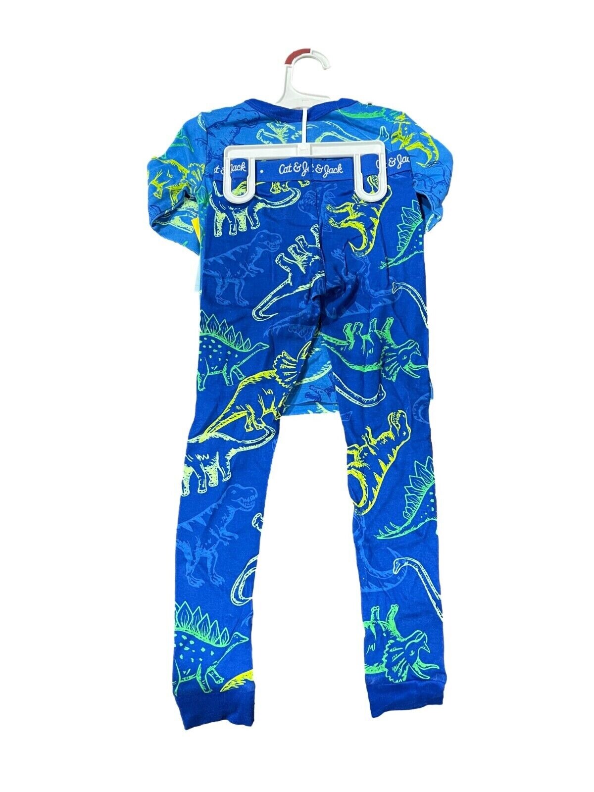 Boys’ 2pc Dino Tight Fit Pajama Set – Cat & Jack Blue 6