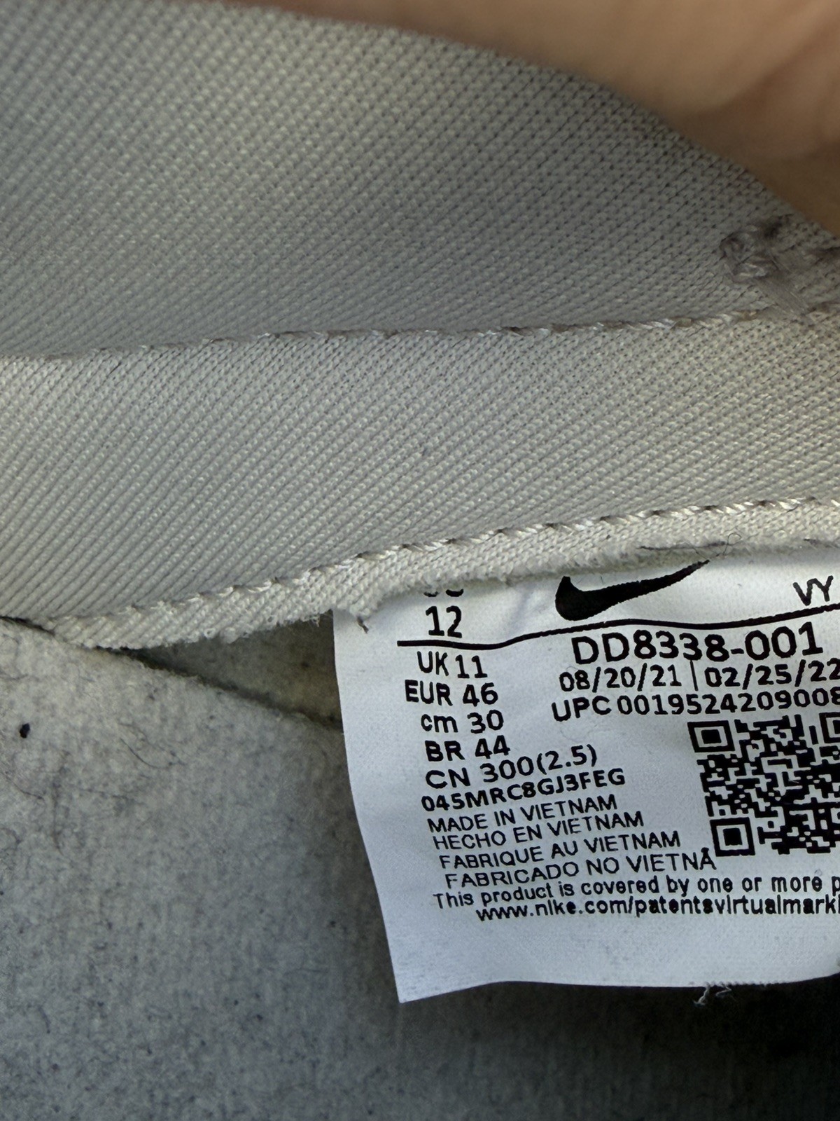 Nike Dunk Low Premium Men’s Size 12 Vast Grey Suede Shoes Nice