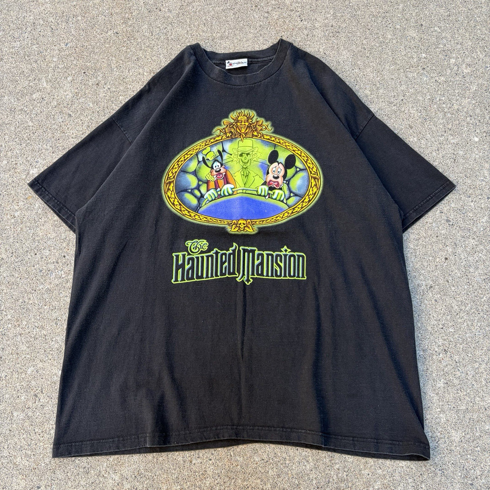 Vintage Disney The Haunted Mansion T-shirt Mickey Mouse XXL 90s