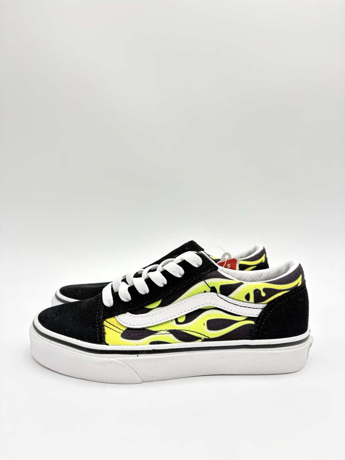 Vans Kids Old Skool Size 11K Black/Green Flame |VN0A4BUU31M|