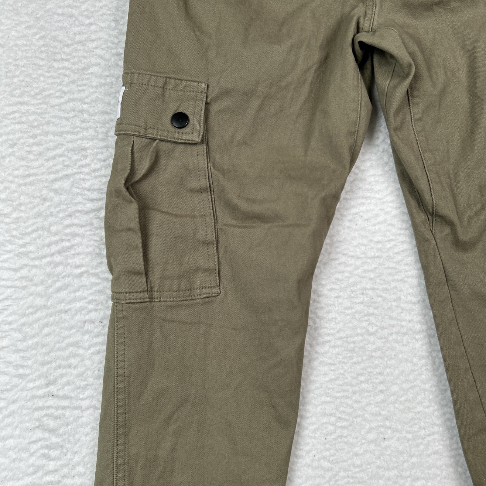 WESC Slim Utility Jogger Pants Cargo Olive Green Unisex Men’s S / Women’s M