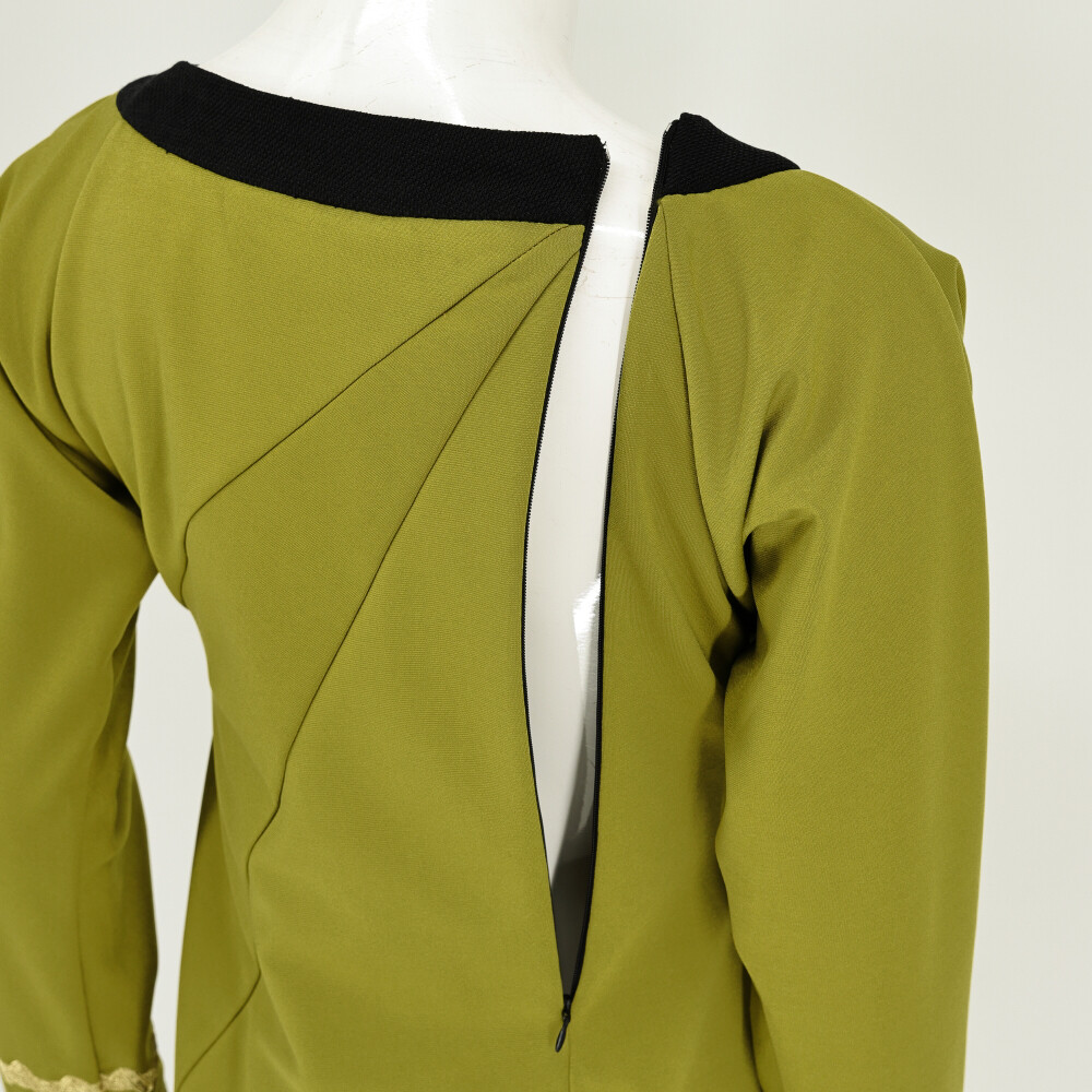 Classic TOS Blue Uniform Female Duty TOS Red Dress Halloween Costumes
