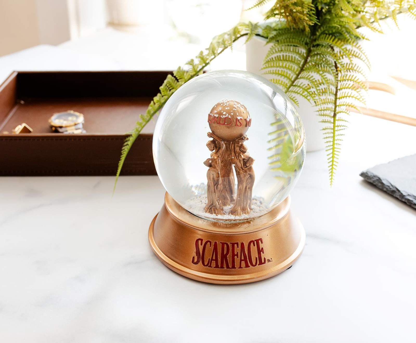 Scarface “The World Is Yours” Snow Globe | 6 Inches Tall