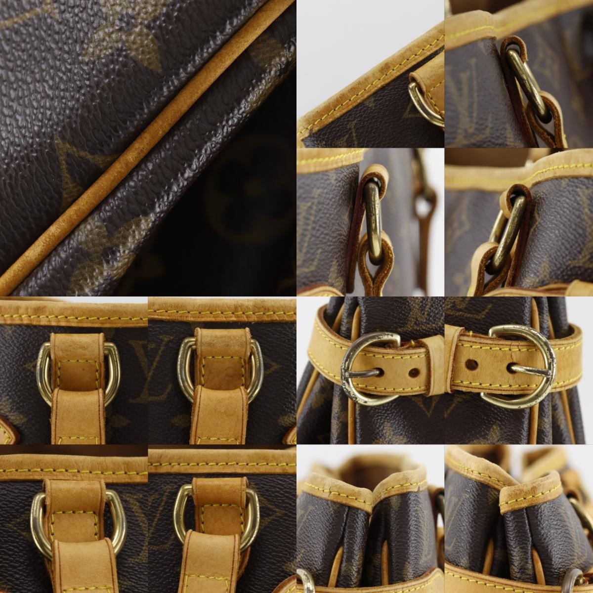 LOUIS VUITTON Batignolle Vertical Tote Bag M51153 Brown Monogram canvas Women
