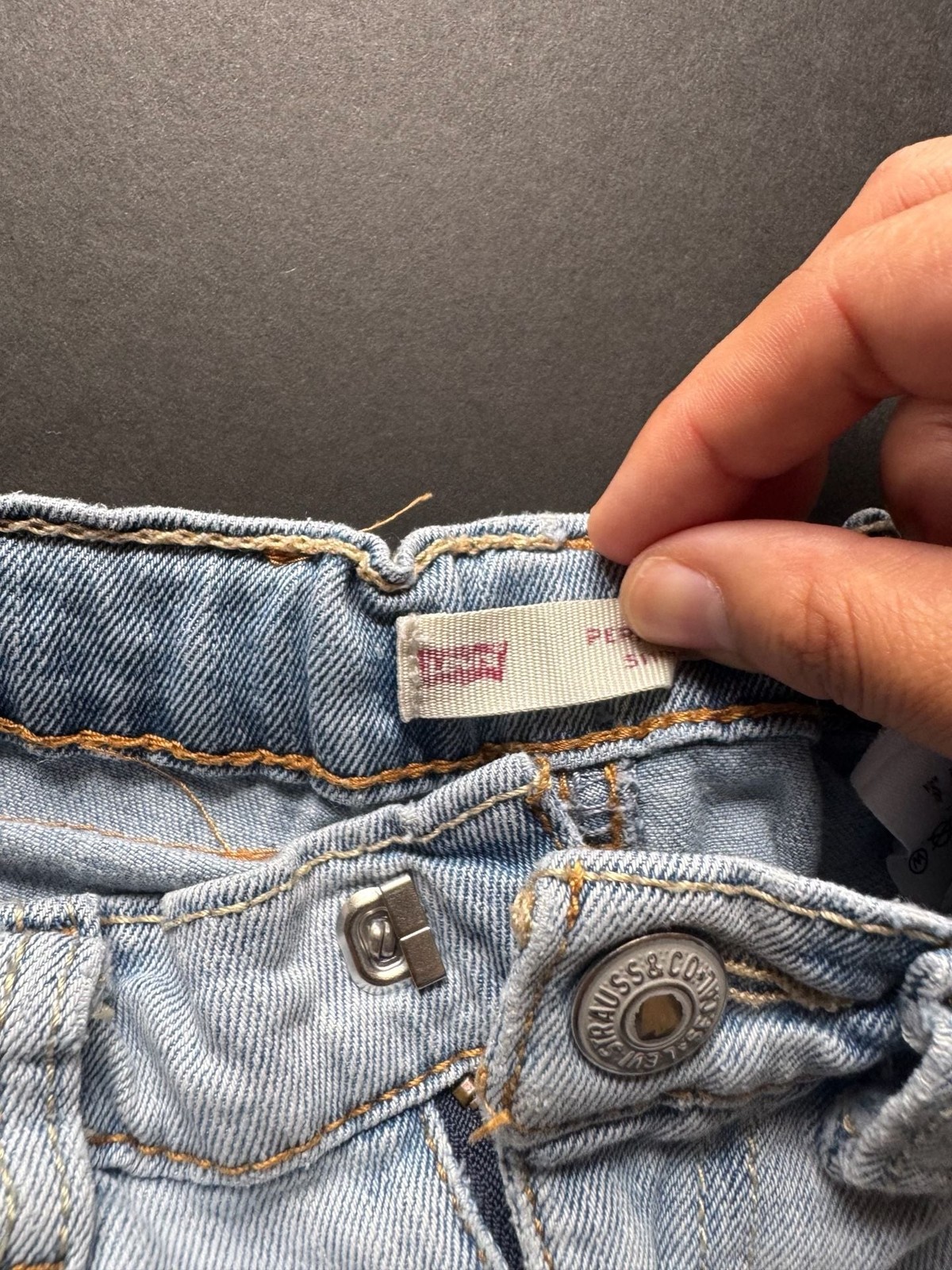 KIDS Levi’s 511 Slim Fit Performance Distressed Jeans Size 6 (A170)