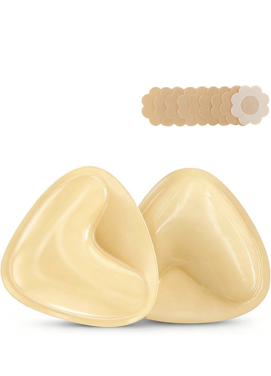 Ultra Boost Sticky Bra Pads Inserts, Double Sided Adhesive Push Up Padding Inser